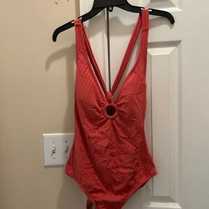 Kona Sol Terracotta One-Piece Swimsuit
